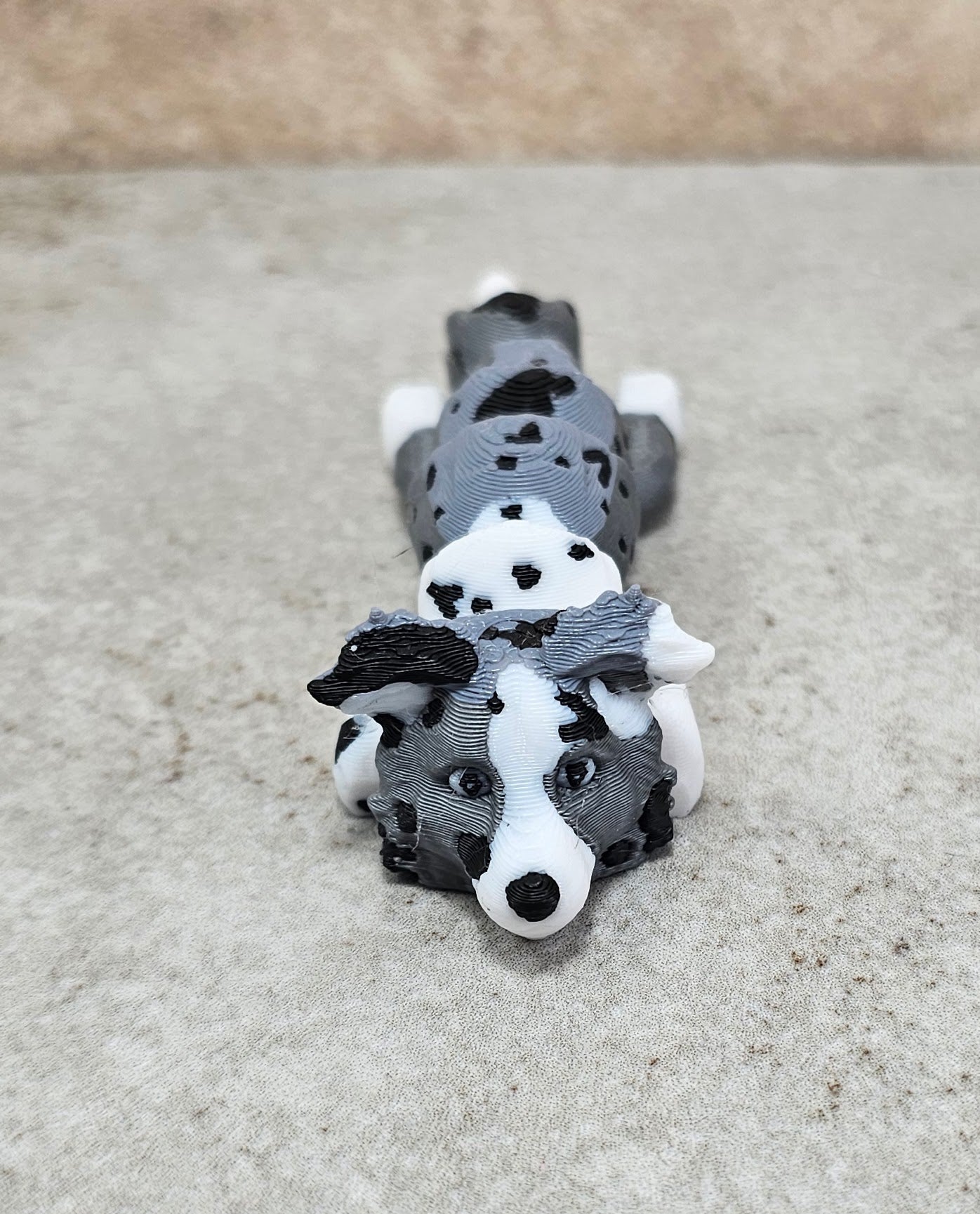 Border Collie Grey Merle keychain / backpack buddy