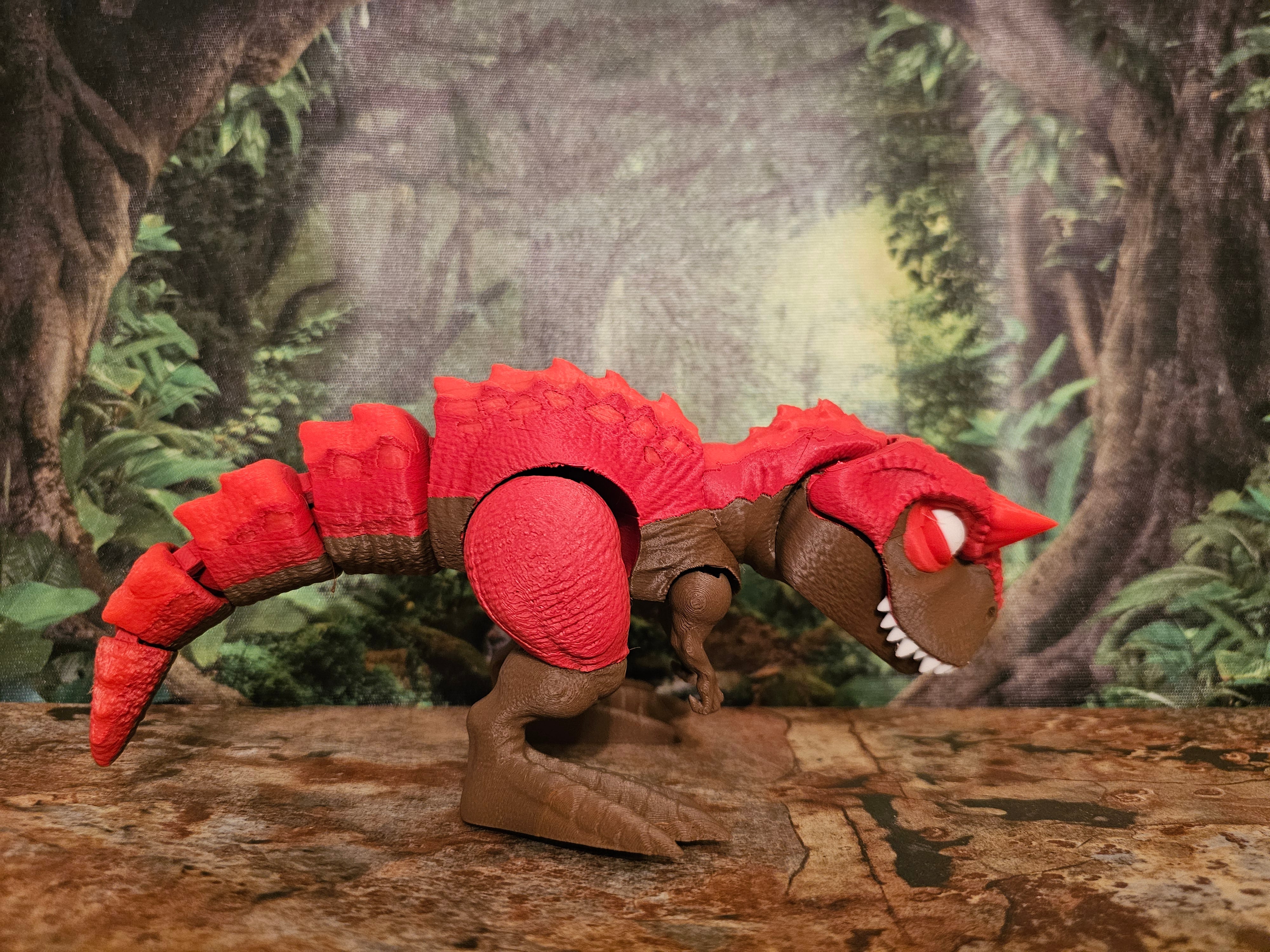 FLEXI DINO CARNOTAURUS (Red)