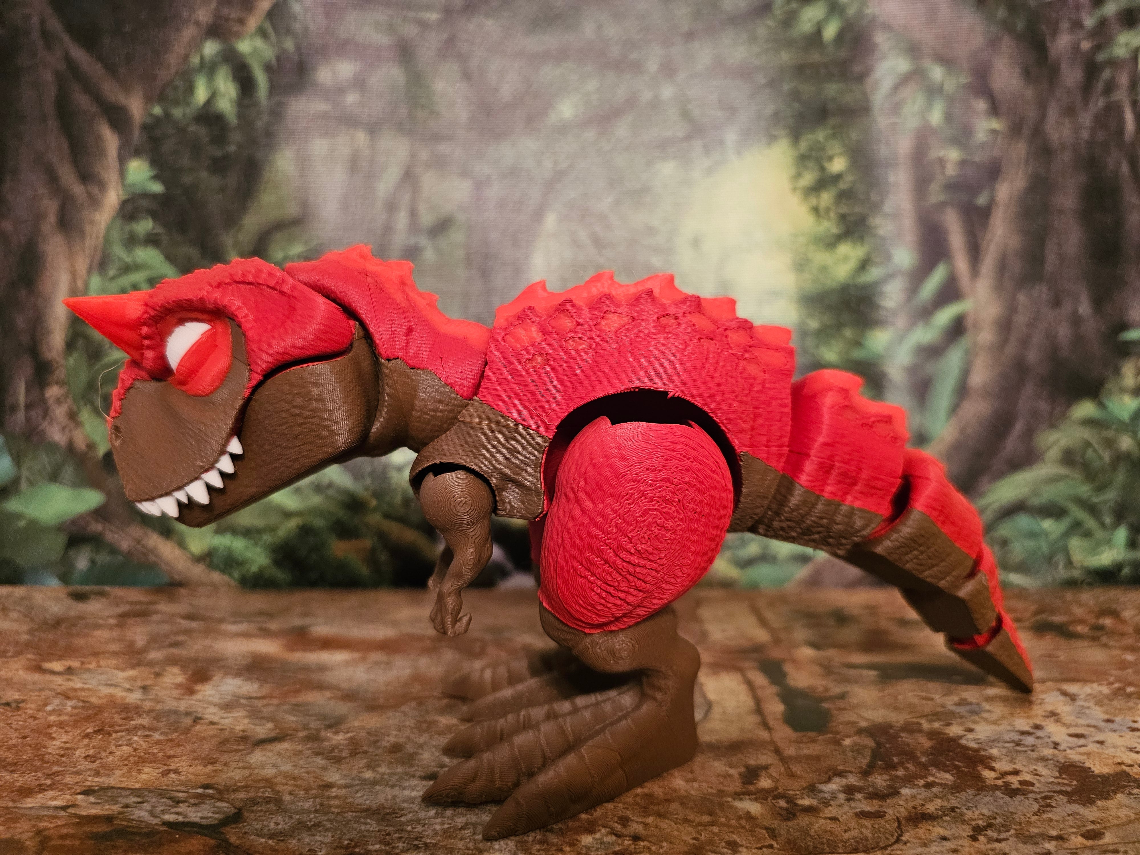 FLEXI DINO CARNOTAURUS (Red)