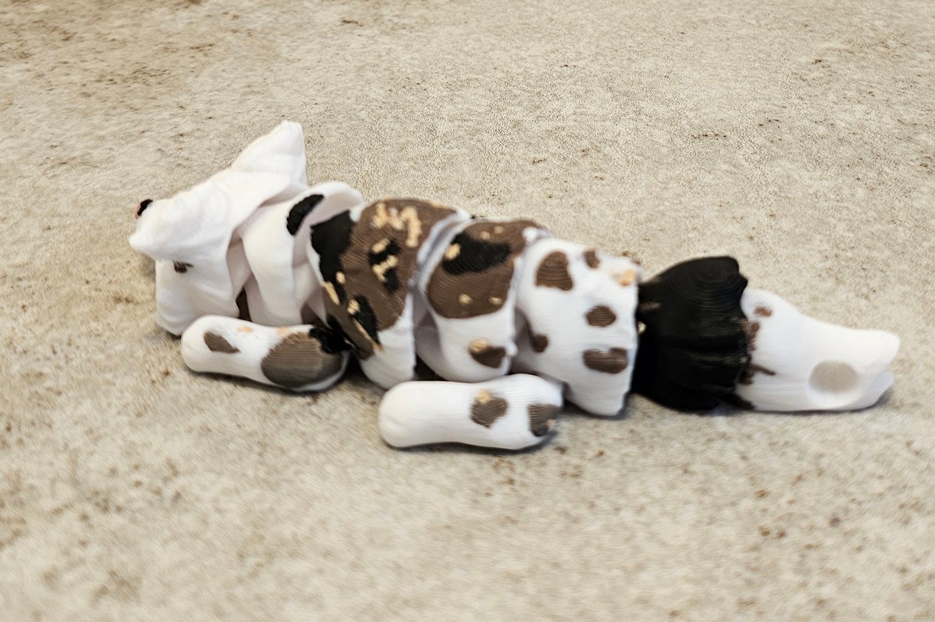Border Collie White Merle #1 keychain / backpack buddy